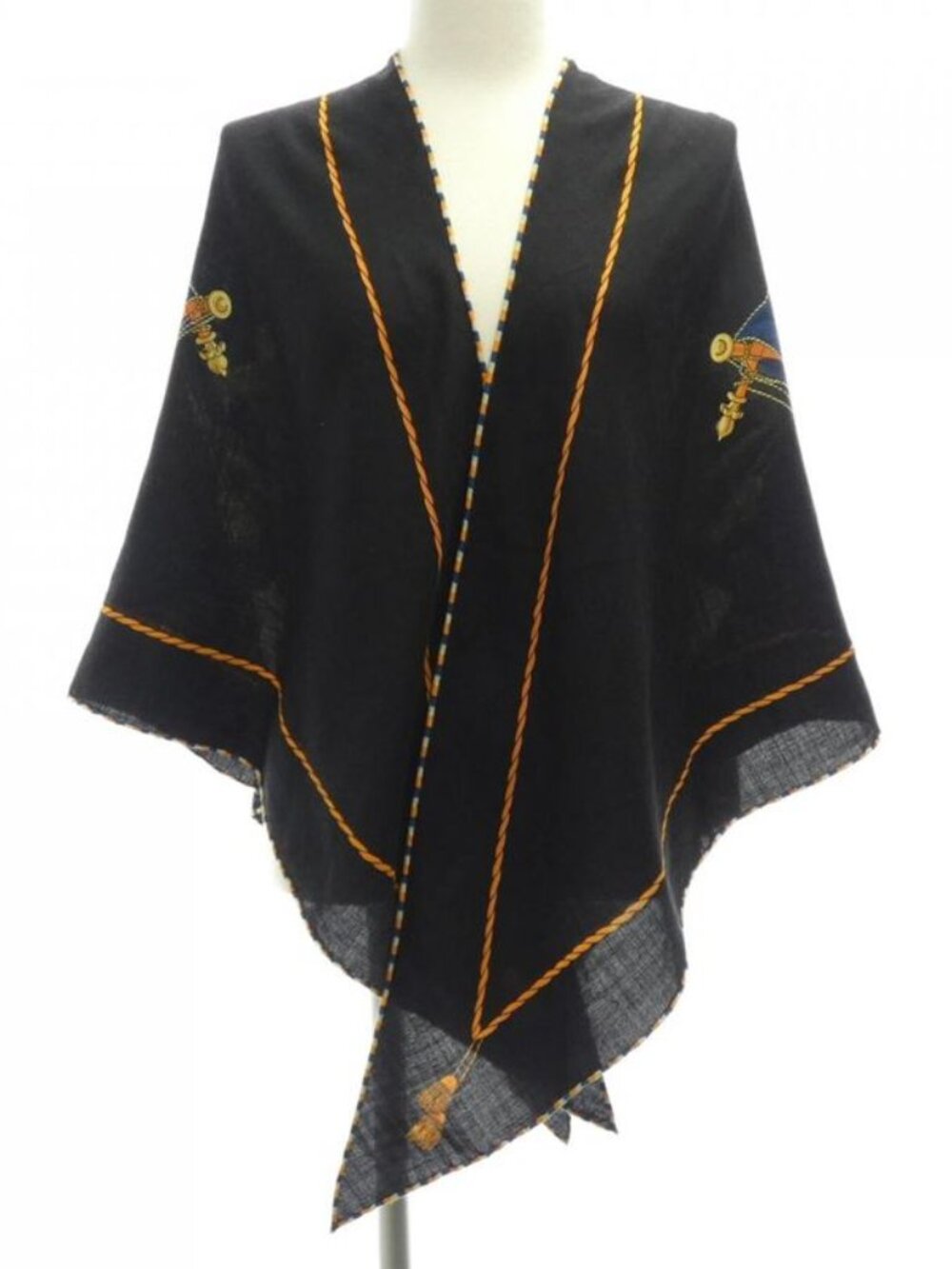 Hermes la Reale Triangle Jean Shawl Scarf